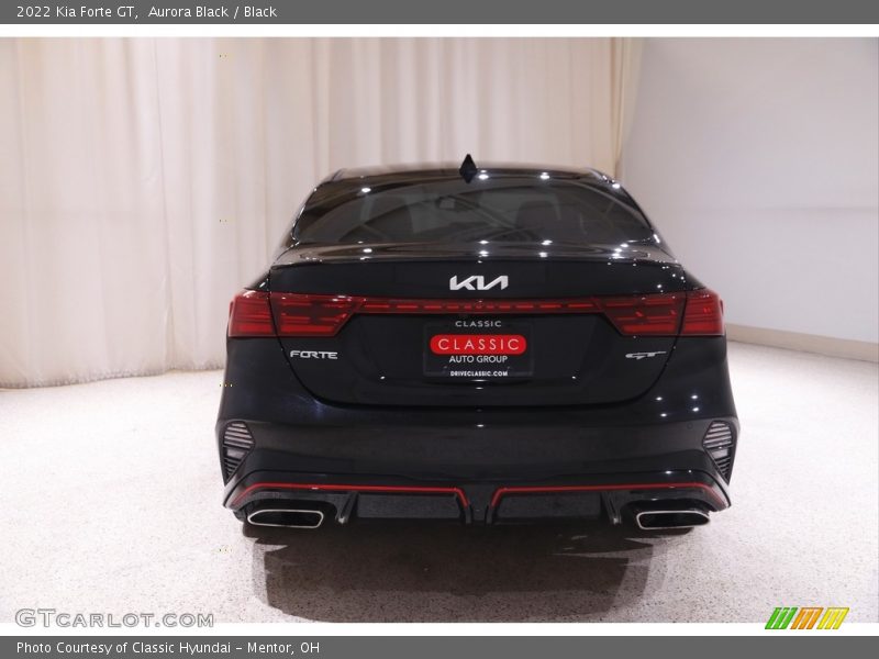 Aurora Black / Black 2022 Kia Forte GT