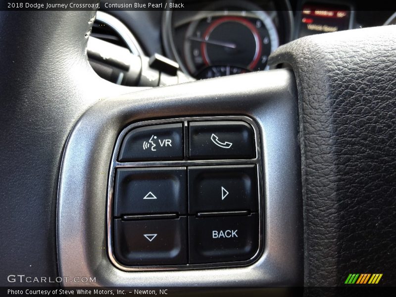 Contusion Blue Pearl / Black 2018 Dodge Journey Crossroad