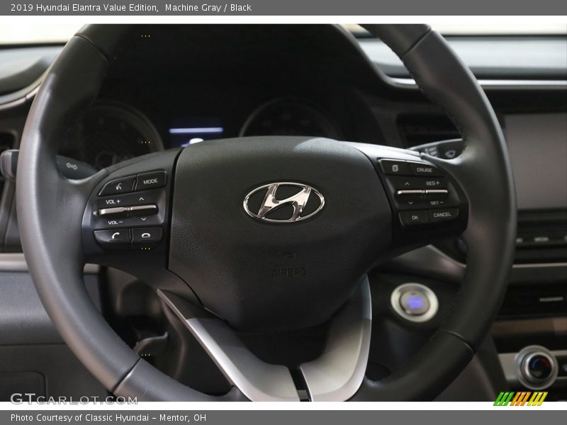 Machine Gray / Black 2019 Hyundai Elantra Value Edition