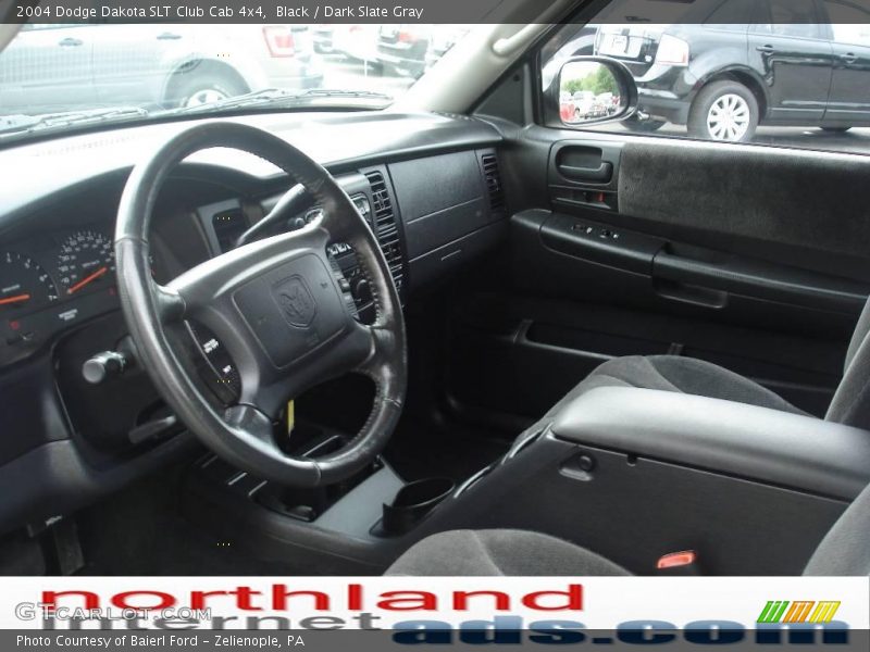Black / Dark Slate Gray 2004 Dodge Dakota SLT Club Cab 4x4