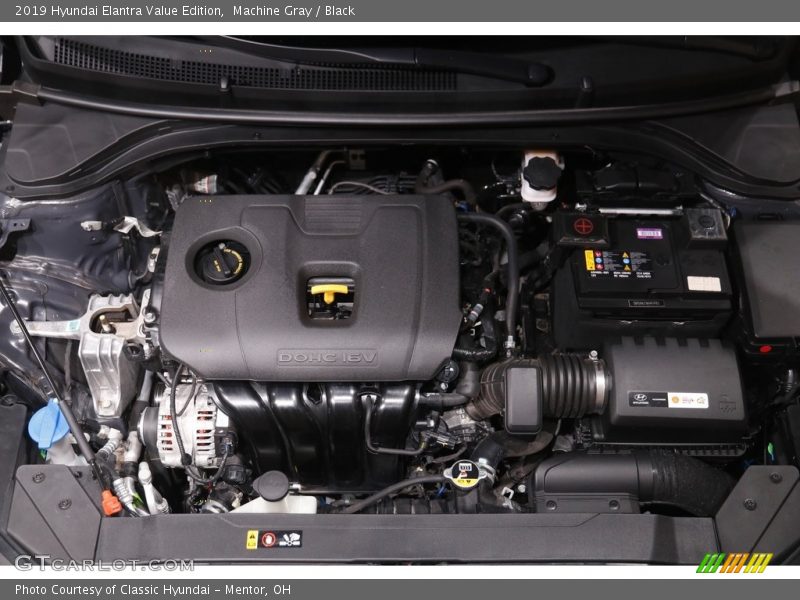 Machine Gray / Black 2019 Hyundai Elantra Value Edition