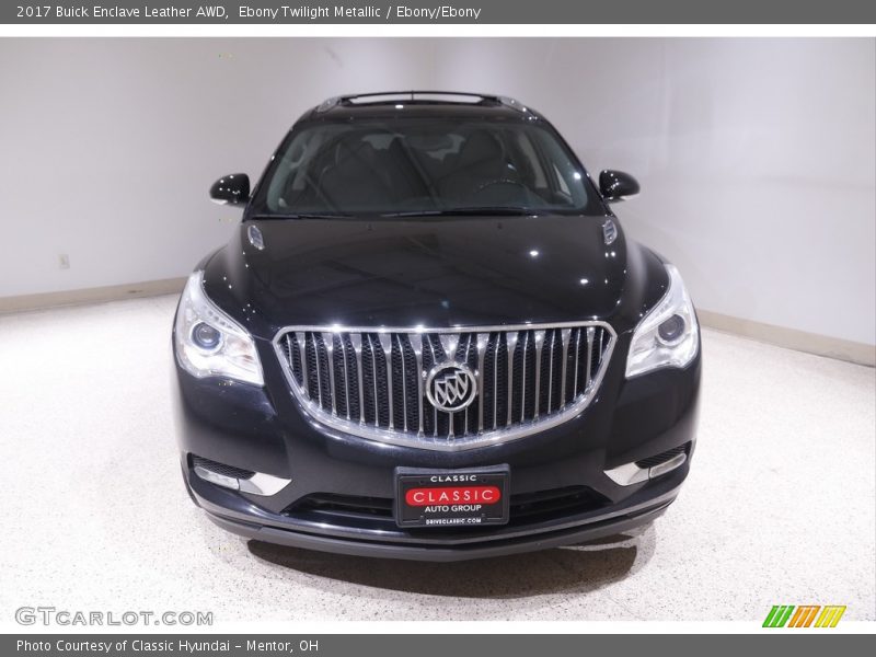 Ebony Twilight Metallic / Ebony/Ebony 2017 Buick Enclave Leather AWD