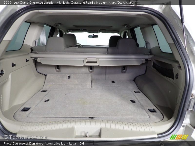 Light Graystone Pearl / Medium Khaki/Dark Khaki 2009 Jeep Grand Cherokee Laredo 4x4