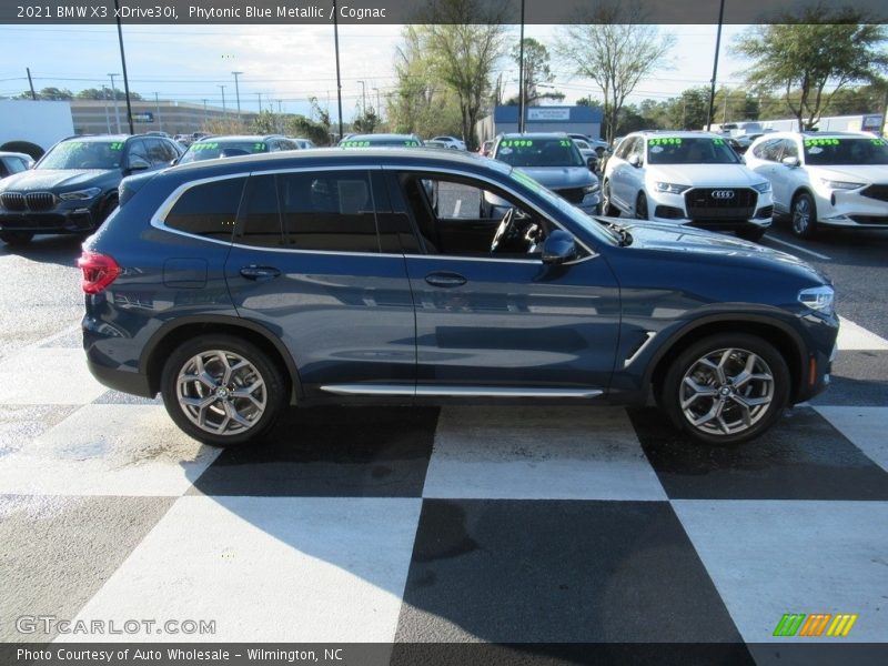 Phytonic Blue Metallic / Cognac 2021 BMW X3 xDrive30i