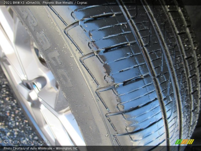 Phytonic Blue Metallic / Cognac 2021 BMW X3 xDrive30i