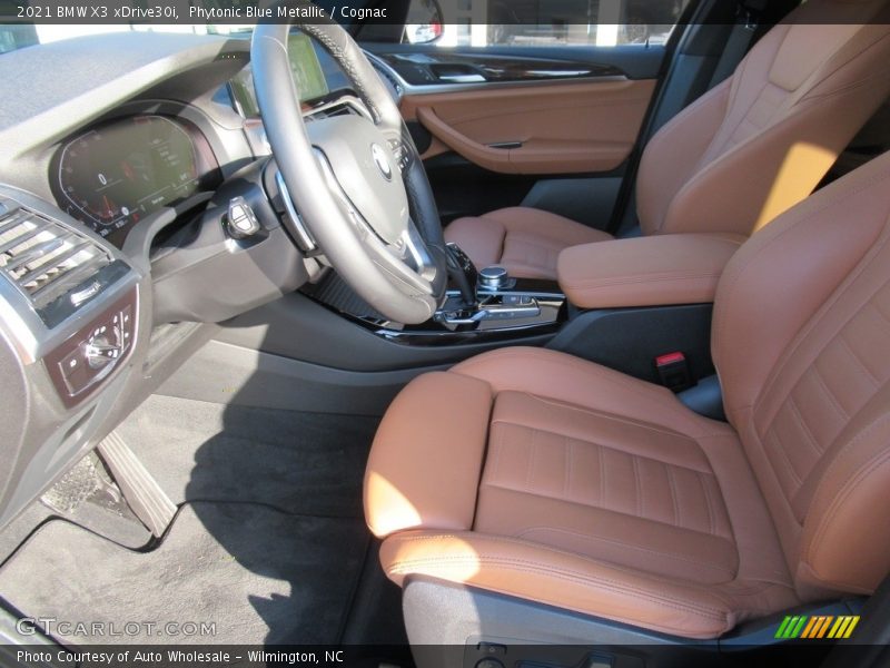 Phytonic Blue Metallic / Cognac 2021 BMW X3 xDrive30i