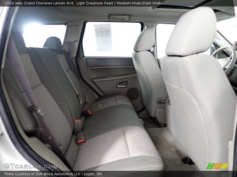 Light Graystone Pearl / Medium Khaki/Dark Khaki 2009 Jeep Grand Cherokee Laredo 4x4