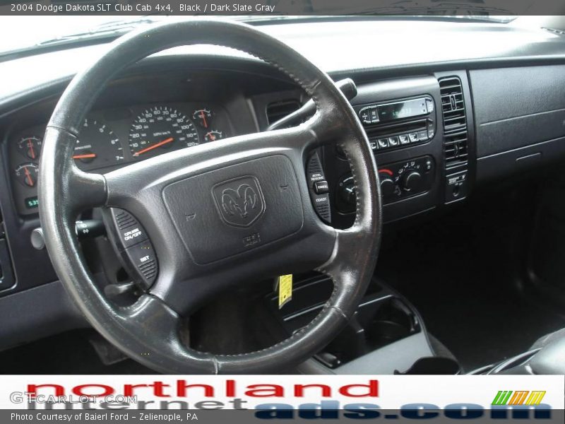 Black / Dark Slate Gray 2004 Dodge Dakota SLT Club Cab 4x4