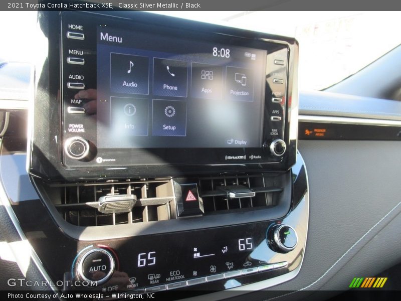 Classic Silver Metallic / Black 2021 Toyota Corolla Hatchback XSE