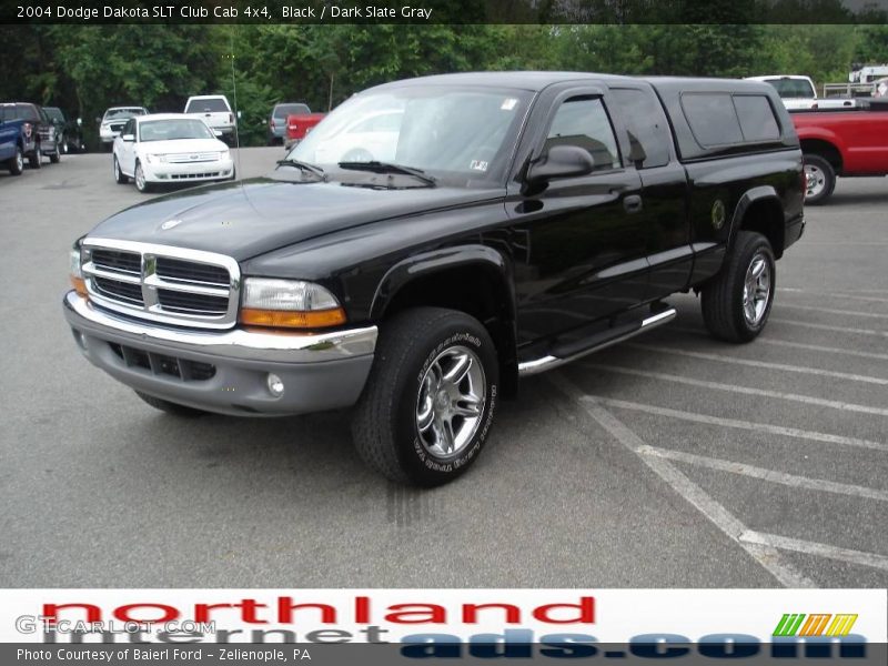 Black / Dark Slate Gray 2004 Dodge Dakota SLT Club Cab 4x4