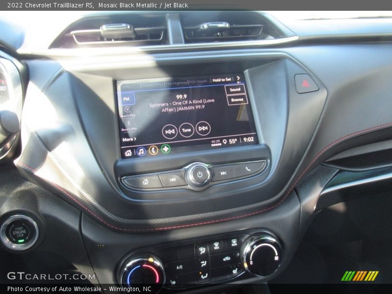 Mosaic Black Metallic / Jet Black 2022 Chevrolet TrailBlazer RS