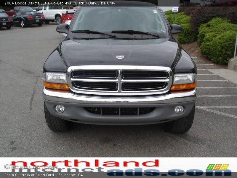 Black / Dark Slate Gray 2004 Dodge Dakota SLT Club Cab 4x4
