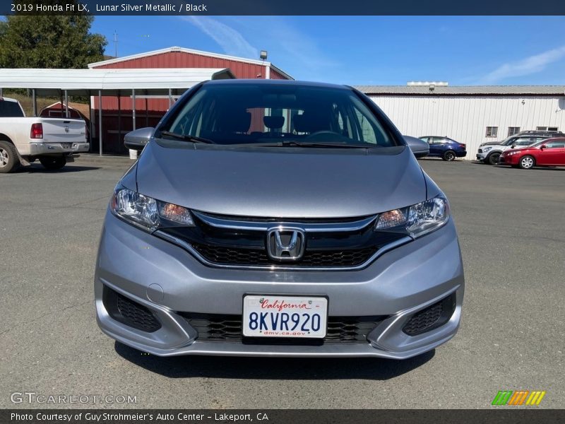 Lunar Silver Metallic / Black 2019 Honda Fit LX