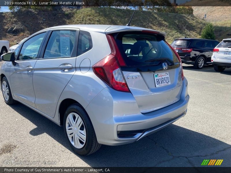 Lunar Silver Metallic / Black 2019 Honda Fit LX
