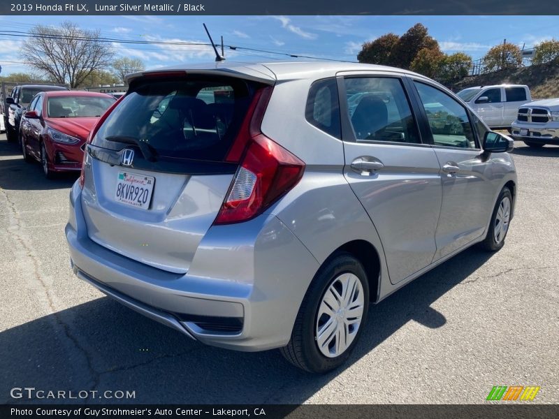 Lunar Silver Metallic / Black 2019 Honda Fit LX