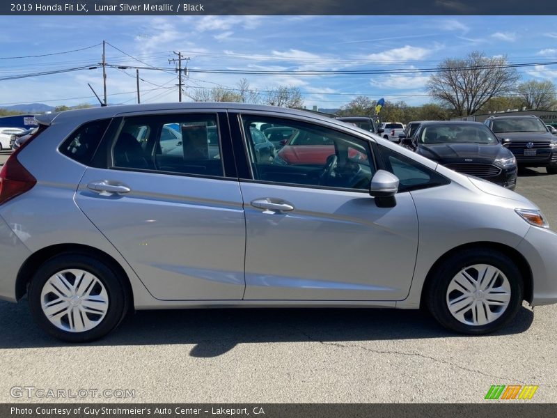 Lunar Silver Metallic / Black 2019 Honda Fit LX