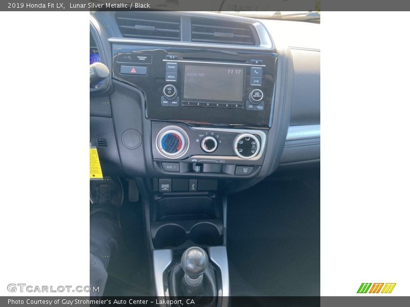 Lunar Silver Metallic / Black 2019 Honda Fit LX