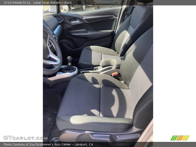 Lunar Silver Metallic / Black 2019 Honda Fit LX