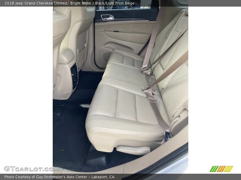 Bright White / Black/Light Frost Beige 2018 Jeep Grand Cherokee Limited