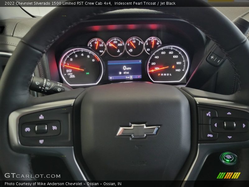 Iridescent Pearl Tricoat / Jet Black 2022 Chevrolet Silverado 1500 Limited RST Crew Cab 4x4