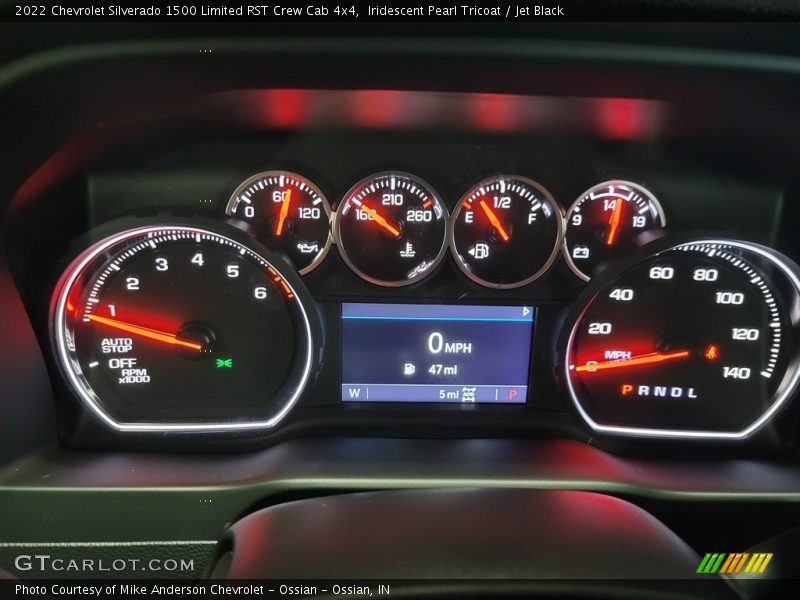 Iridescent Pearl Tricoat / Jet Black 2022 Chevrolet Silverado 1500 Limited RST Crew Cab 4x4