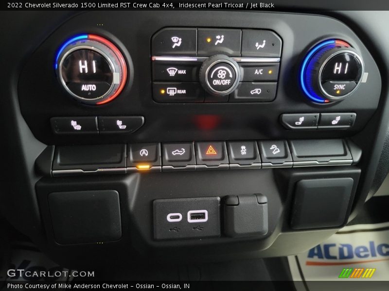 Iridescent Pearl Tricoat / Jet Black 2022 Chevrolet Silverado 1500 Limited RST Crew Cab 4x4
