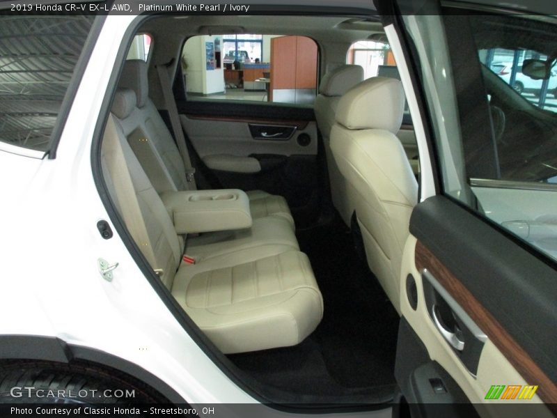 Platinum White Pearl / Ivory 2019 Honda CR-V EX-L AWD