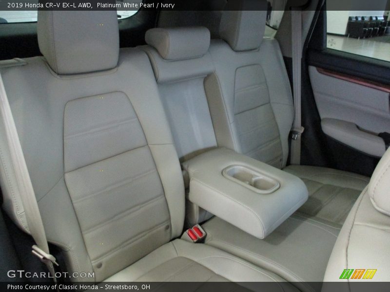 Platinum White Pearl / Ivory 2019 Honda CR-V EX-L AWD