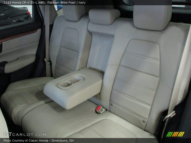 Platinum White Pearl / Ivory 2019 Honda CR-V EX-L AWD