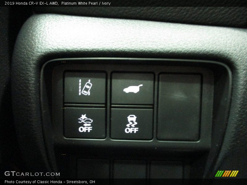 Platinum White Pearl / Ivory 2019 Honda CR-V EX-L AWD