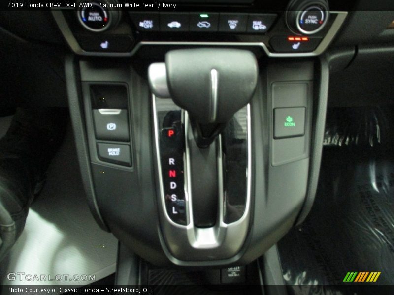 Platinum White Pearl / Ivory 2019 Honda CR-V EX-L AWD