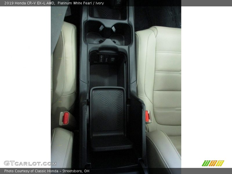 Platinum White Pearl / Ivory 2019 Honda CR-V EX-L AWD
