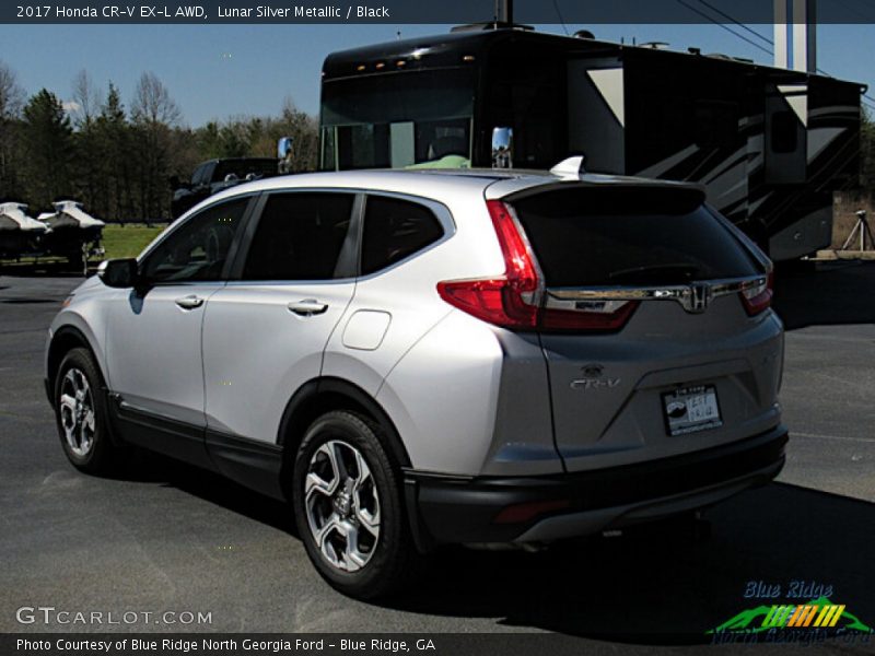 Lunar Silver Metallic / Black 2017 Honda CR-V EX-L AWD