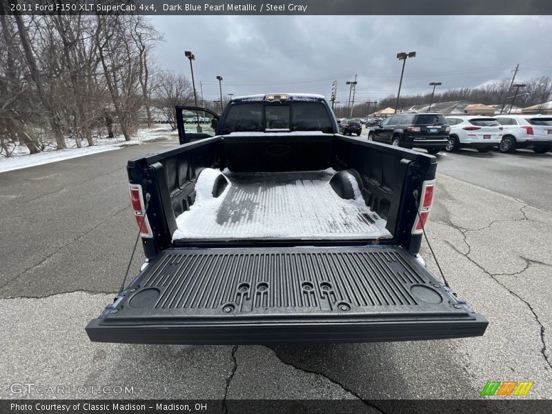 Dark Blue Pearl Metallic / Steel Gray 2011 Ford F150 XLT SuperCab 4x4