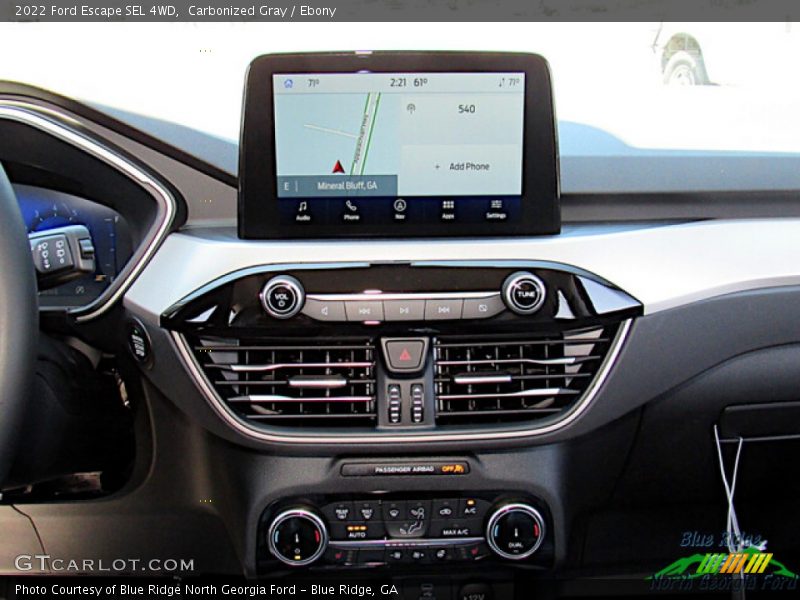 Carbonized Gray / Ebony 2022 Ford Escape SEL 4WD