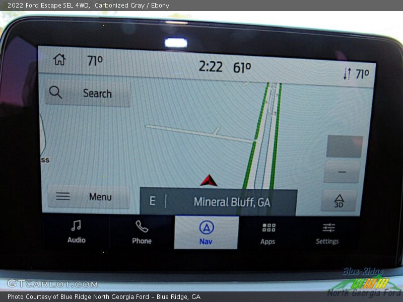 Carbonized Gray / Ebony 2022 Ford Escape SEL 4WD
