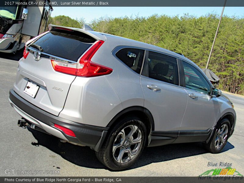 Lunar Silver Metallic / Black 2017 Honda CR-V EX-L AWD