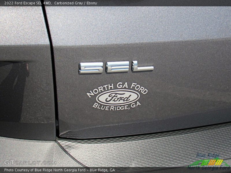 Carbonized Gray / Ebony 2022 Ford Escape SEL 4WD
