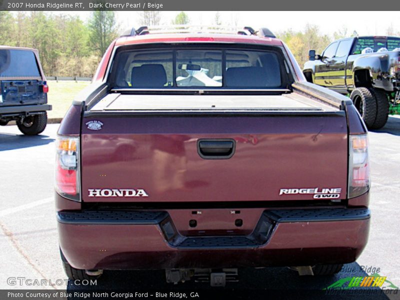 Dark Cherry Pearl / Beige 2007 Honda Ridgeline RT