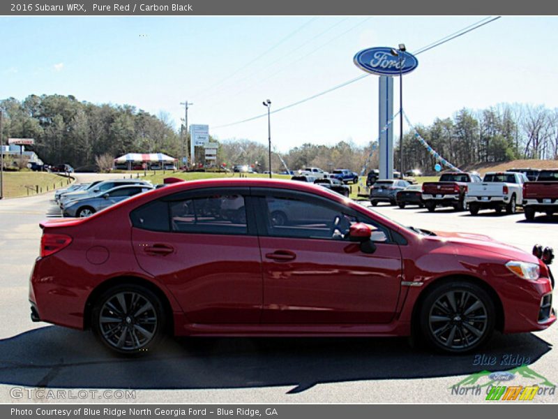 Pure Red / Carbon Black 2016 Subaru WRX