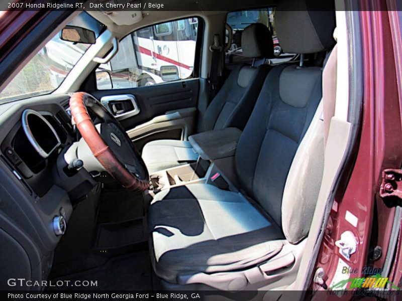 Dark Cherry Pearl / Beige 2007 Honda Ridgeline RT