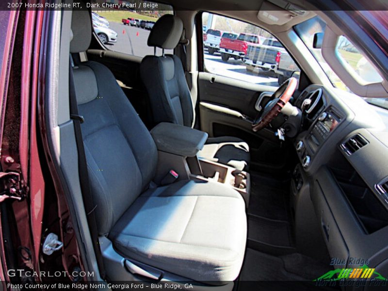 Dark Cherry Pearl / Beige 2007 Honda Ridgeline RT