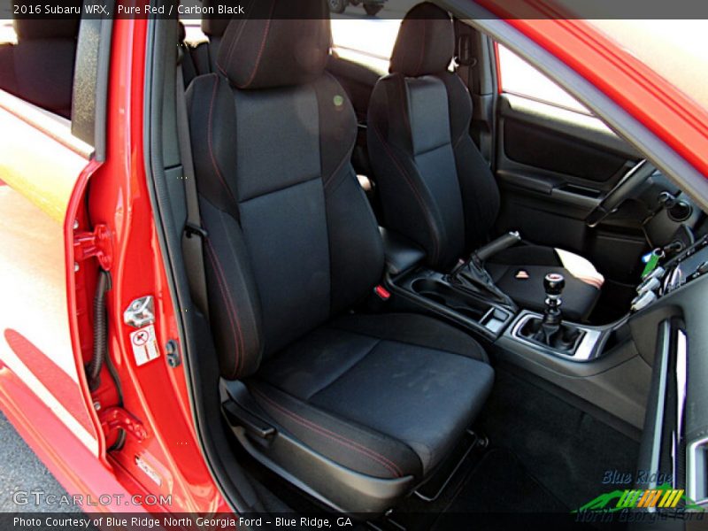 Pure Red / Carbon Black 2016 Subaru WRX