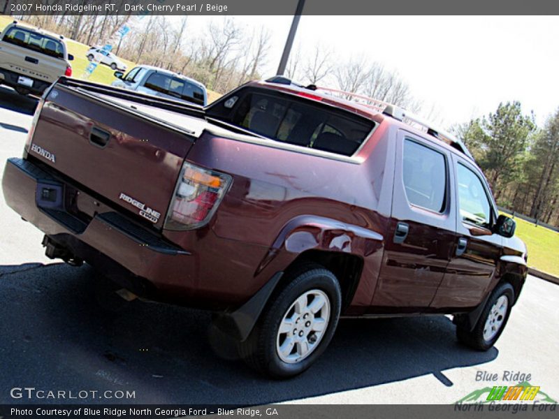 Dark Cherry Pearl / Beige 2007 Honda Ridgeline RT