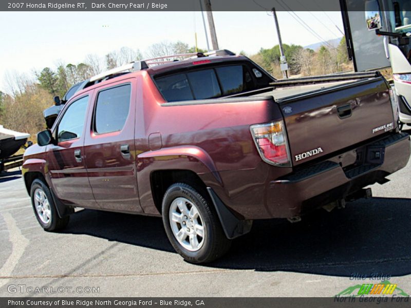 Dark Cherry Pearl / Beige 2007 Honda Ridgeline RT