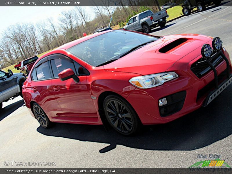 Pure Red / Carbon Black 2016 Subaru WRX