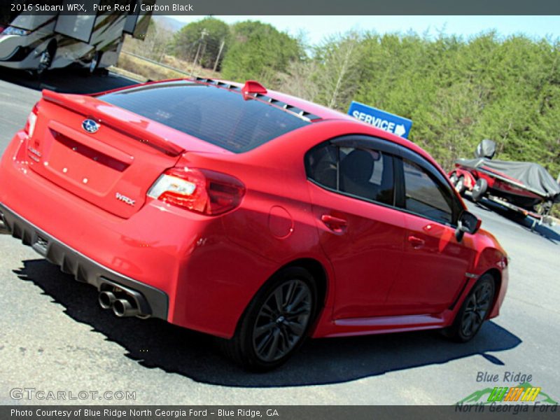 Pure Red / Carbon Black 2016 Subaru WRX