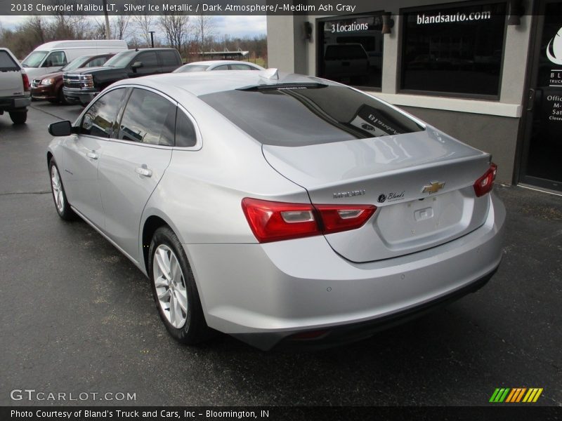 Silver Ice Metallic / Dark Atmosphere/­Medium Ash Gray 2018 Chevrolet Malibu LT