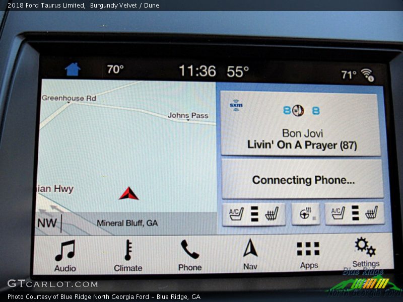 Burgundy Velvet / Dune 2018 Ford Taurus Limited