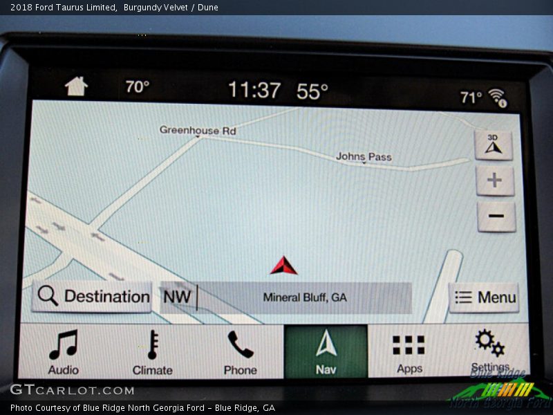 Burgundy Velvet / Dune 2018 Ford Taurus Limited